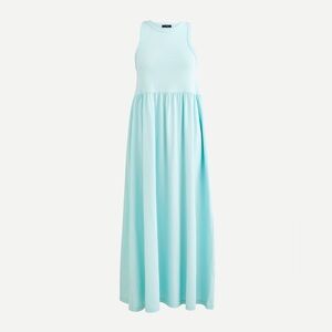 J. Crew Mint Aqua Sleeveless Maxi Dress